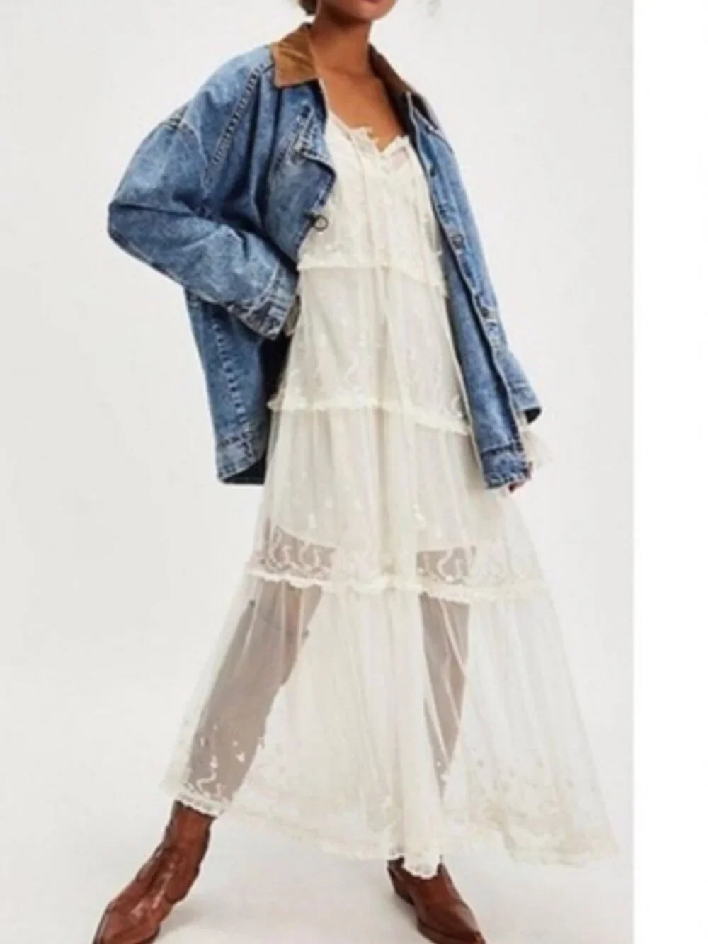 Free People Stevie Maxi Dress White